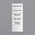 Catergator Dash CaterGator Sanitary Compliance Labels with 5 Messages and 1 Blank Label 215HW6LABEL